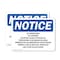 Signmission No Trespassing No Loitering Violators Caught OSHA Notice Sign, Plastic, 14in W x 10in L, 2PK OS-2PACK-NS-P-1014-L-14932 - alternate 1